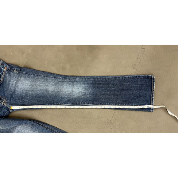 Lucky Brand Women's Jeans Size 4 / 27 Zoe Boot Cut Low Rise Stretch Blue Denim - Picture 9 of 12